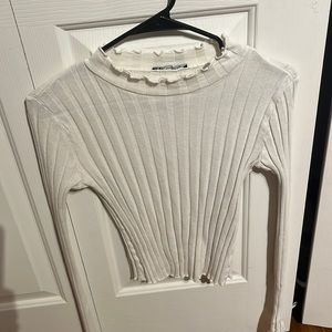 A white long sleeve shirt